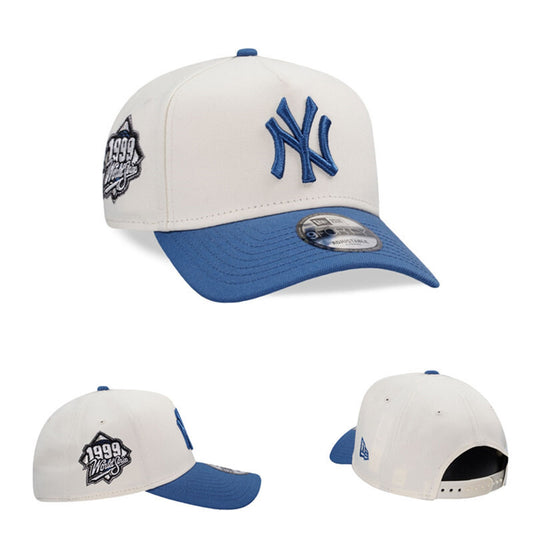 NY HAT WHITE/SKY BLUE